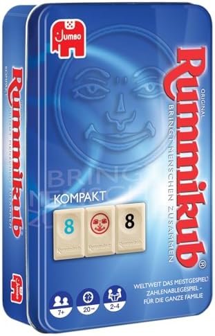 Original Rummikub Premium Compact | The classic game among party games for on the go - for adults and children