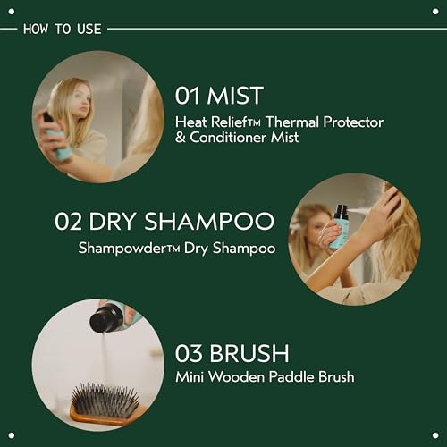 Aveda Wooden Paddle Hair Brush | Detangling, Smoothing Brush | Straightening, Blow Drying | All Hair Types