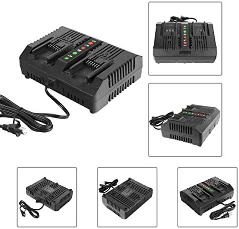 Replacement 20V Battery and Charger Starter Kit, WA3525 Lithium Battery and Charger WA3732 Compatible with Worx 20-Volt Cordless Power Tools
