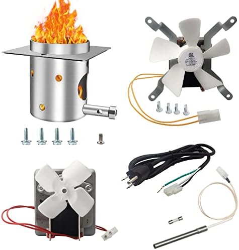 Upgrade Replacement Parts Kit for Pit Boss 3/4/5/7 Series Vertical Pellet Grill Smoker, Include Auger Motor 2.0 RPM, Induction Fan