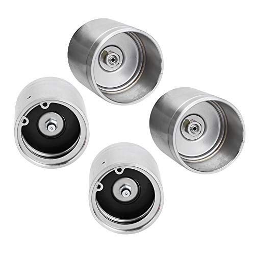 Trailer Bearing Buddies, 4Pcs Stainless Steel Wheel Hub Bearing Buddies Center Protector with 1.98in Diameter for Boat RV
