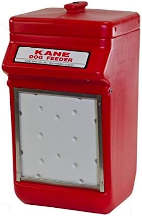 KDF Wall Mount Auto-Shut Dog Feeder, 25 lb Capacity, Bulk Pet Food Dispenser