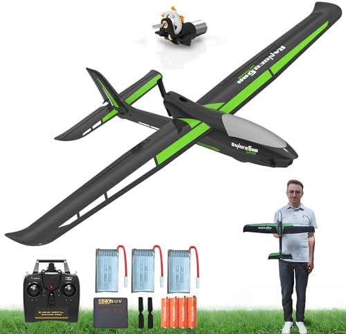 VOLANTEXRC New Version RC Plane, Remote Control Airplane for Adults, 4-Channel RC Plane with Durable Foam Construction, 3 Flight Modes, One-Key Stunts