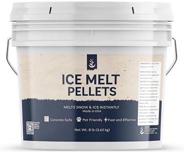 Pure Original Ingredients, Ice Melt, 8 Lb | For melting ice on driveways, sidewalks, and steps