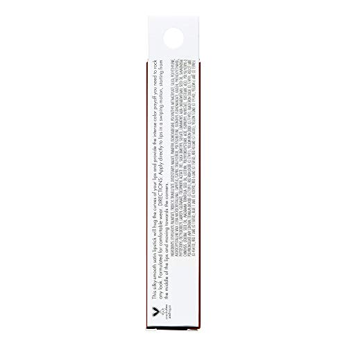 e.l.f. Srsly Satin Lipstick, Intense Color Payoff & Silky Smooth Formula, Cider, 0.16 Oz