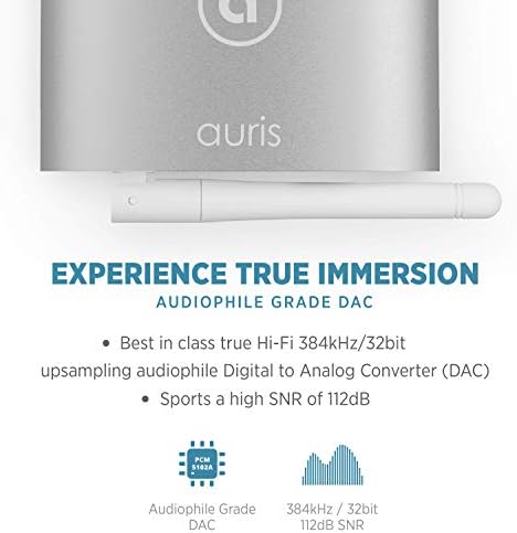 Blume HD Long Range Bluetooth 5.3 Music Receiver Hi-Fi Audio Adapter with Audiophile DAC, LDAC & AptX HD for Home Stereo, AV Receiver or Amplifier