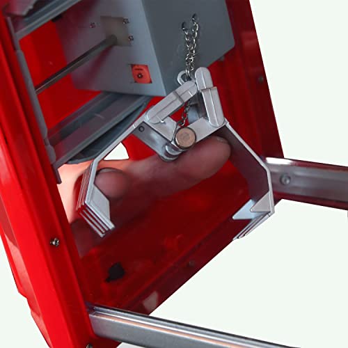Mikamax - Candy Grabber - Arcade Game - Home Cake Machine - Claw Machine - Mini Fair Game Machine - Red - Candy Machine with Grip Arm