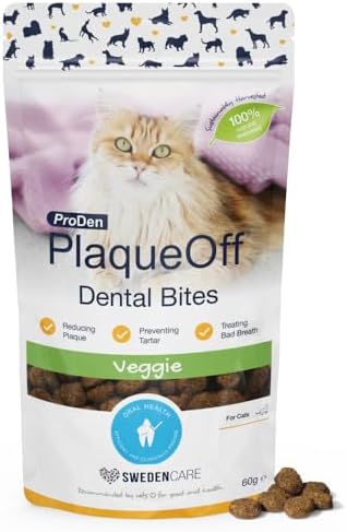 ProDen PlaqueOff Dental Bites Cat 60g