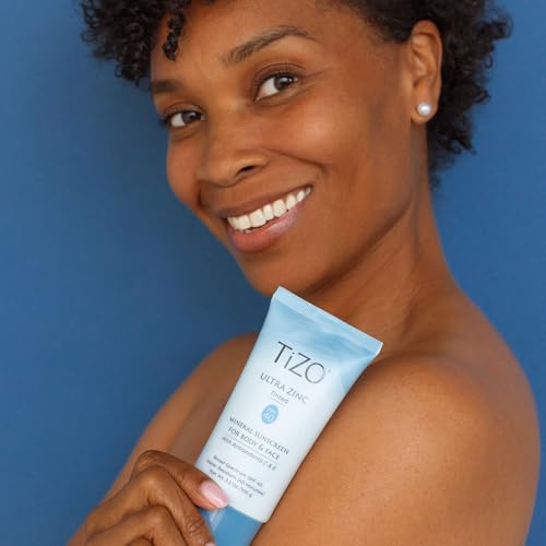 TIZO Ultra Zinc Body Face Sunscreen Tinted SPF 40, 3.5 oz