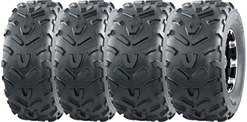 WANDA ATV tires 22x9-10 & 22x11-10 compatible to 97-04 Kawasaki Mule 550 | Complete set 4 tires Replacement