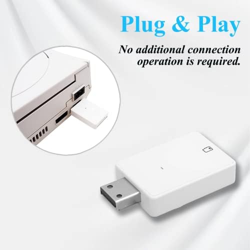 Reader,DC Memory Adapter Reader,Support TF and,Plug and Play,LED Status Indicator, Suitable for Dreamshell V4.0 Game Console