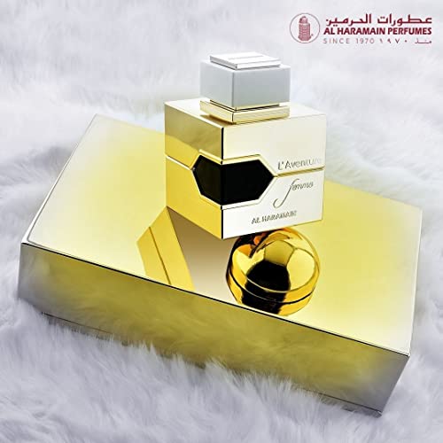 L'aventure by Al Haramain Eau De Parfum Spray 3.3 oz, Femme White