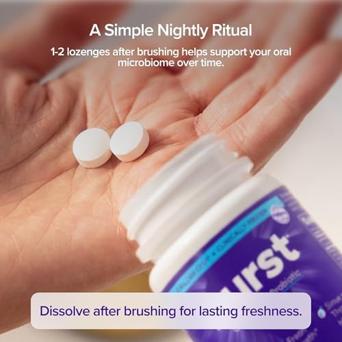 Burst Dental Probiotics (45 Count) | Oral Probiotics for Teeth and Gums