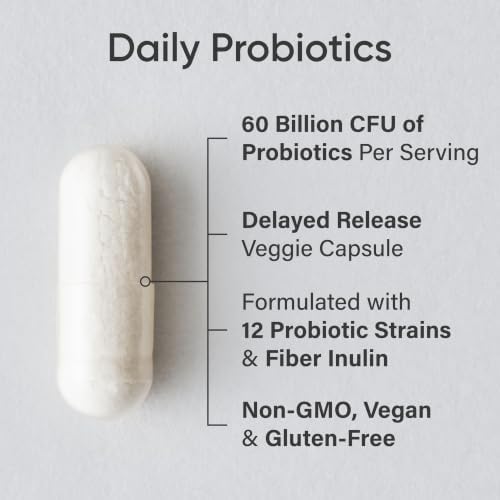 Sports Research® Daily Probiotics 60 Billion CFU w/Prebiotics, 30 Count
