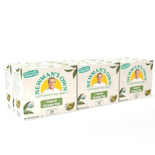 NEWMANS OWN ORGANICS Organic Royal Green Tea, 40 CT