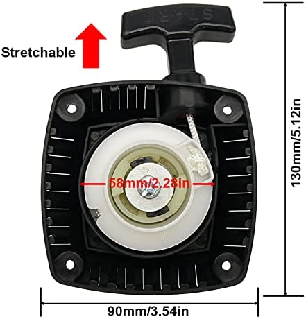 Plastic Pull Starter for 23CC-30.5CC CY Zenoah Engine Fit Baja 5B 5T 5SC Losi 5T