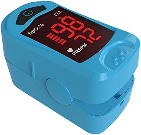 Carex Finger Pulse Oximeter Oxygen Saturation Monitor - Pulse Ox Fingertip o2 Monitor for Pediatric and Adult - Comes with a Lanyard