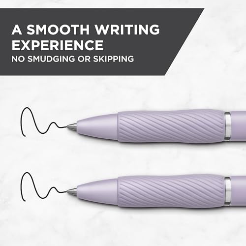 Sharpie S-Gel Gel Pens, Pearl White Body, Black Ink, Medium Point (0.7mm), 12 Count - For Journaling, Writing, Note-Taking, School, Office Supplies