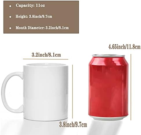 TANGLONG 11oz White Ceramic Sublimation Cups, 12PCS Mugs Blank for DIY gifts | Tazas Para Sublimar, Ceramic Cup, Sublimation Mugs Blank