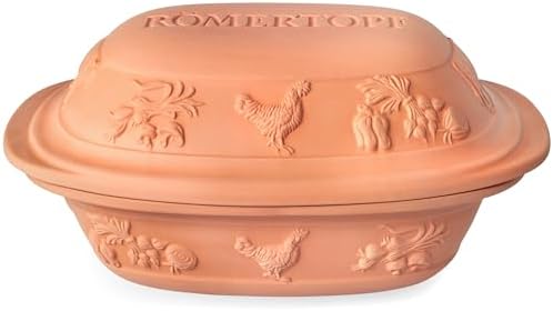 Römertopf Rustico unglazed, Ceramic, Terracotta, 3 litres