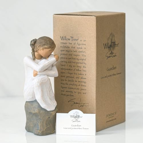 Willow Tree Guardian, Sculpted Hand-Painted Figure | Symbol of Protection, Guidance and Comfort, Cast from a Susan Lordi Original Carving, Keepsake with Enclosure Card