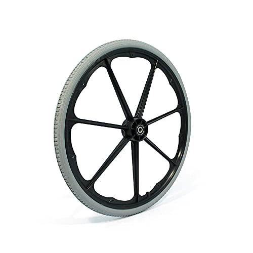 Invacare 1026363 Pneumatic Flat Free Composite Wheelchair Wheel, 24 Inch Diameter
