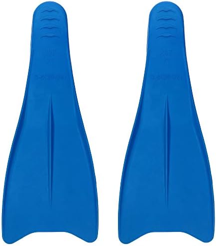 Flow Premium Rubber Long Fins for Swim and Lap Training - Youth Sizes for Kids, Young Men, and Women