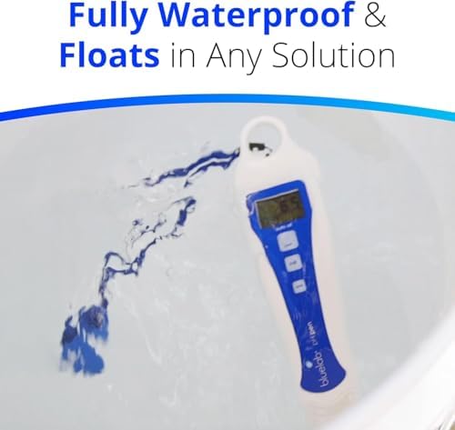 Bluelab pH Pen - ± 0.1 pH Accurate - Durable Double Junction Probe | Waterproof and Floats - Auto Temperature Compensation - Made in NZ