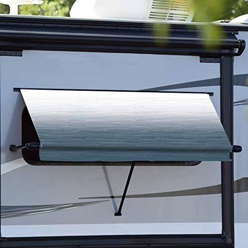 CAREFREE WG0604E4EB Simply Shade RV Window Awning-Black Vinyl-6' (72")