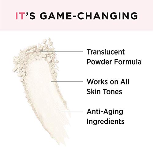 IT Cosmetics Bye Bye Pores – Poreless Finish Loose Setting Powder Makeup – Translucent Blurring Face Powder for All Skin Tones – with Peptides, Silk, Collagen & Antioxidants – 0.23 oz