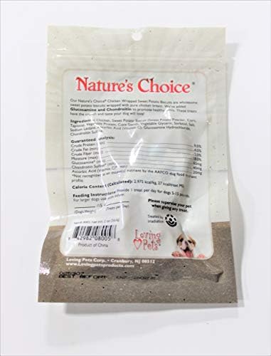 Natural Value Sweet Potato Biscuit Wrapped with Chicken Breast
