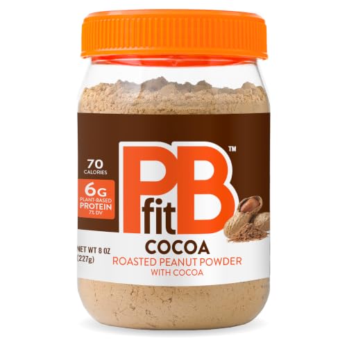 PBfit Cocoa Peanut Butter Powder 8 Oz, Peanut Spread with 6g Protein