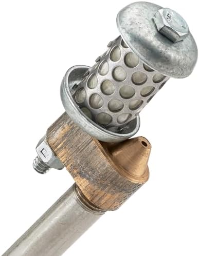 Forestry Suppliers Sure-Seal Red OSHA Double-Bottom Drip Torch | Heavy Duty 15 Gauge Aluminum Canister | Big Mouth for Easy Filling | Fuel Trap &