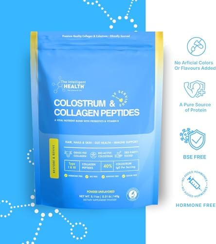 Collagen Peptides Powder, Hydrolyzed Collagen, Type I & III, 45 Servings | Grass Fed, Unflavored, Gluten Free, Keto/Paleo, Skin Support, Hair, Nail, Joints, 10g Servings, 15.9 Oz