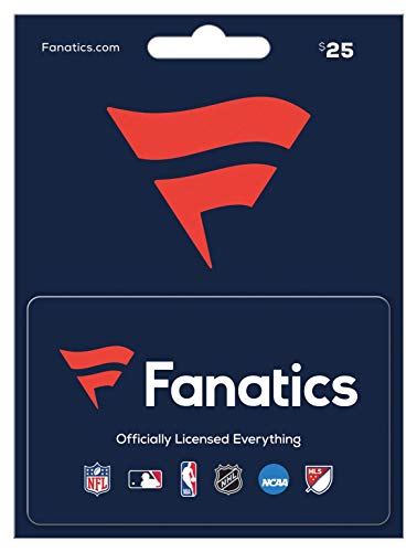 Fanatics Physical Gift Card - $25