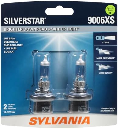 SYLVANIA - 9006XS SilverStar - High Performance Halogen Headlight Bulb, High Beam, Low Beam and Fog Replacement Bulb