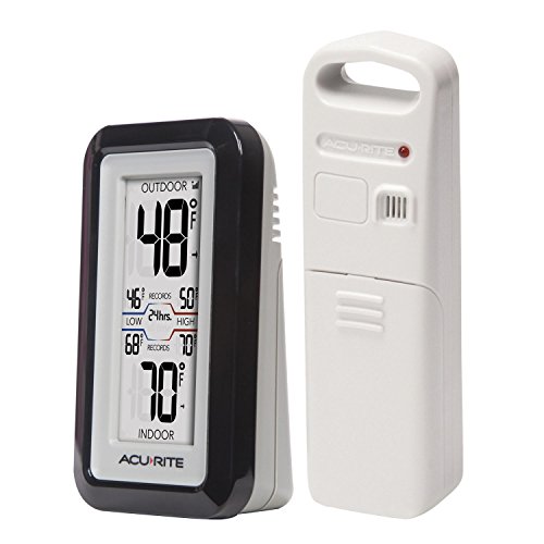 AcuRite 02049 Digital Thermometer with Indoor/Outdoor Temperature,White