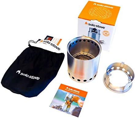 Solo Stove Titan Camping Stove Portable Stove for Backpacking and Outdoor Cooking Great Stainless Steel Camping Backpacking Stove Compact Wood Stove
