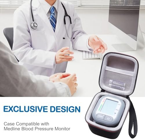 LTGEM Case Compatible with Medline Digital Wrist Blood Pressure Monitor, Case Only