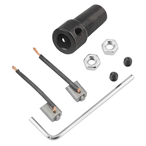 WMYCONGCONG DC Motor 12/24V 30W High Speed CW/CCW Permanent Magnet Motor (12V DC 3500RPM) and 37mm Dia Mounting Bracket Holder w/ 6mm Hex Coupling