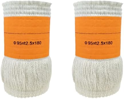 95x2.5Tx180mm Kerosene Heater Wick, Smokeless Fiberglass and Cotton Replacement Wick for Indoor Outdoor Use