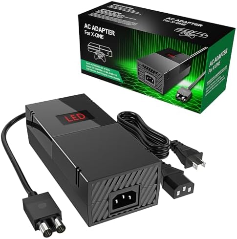 Power Supply for Xbox One, Lyyes Xbox one Power Brick Fast Charger 100-240V Updated Version
