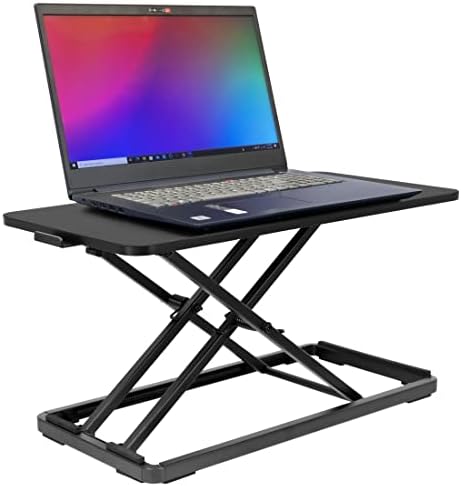 Mount-It! Standing Keyboard Tray, Height Adjustable Keyboard and Mouse Riser for Desk, Sit Stand Keyboard Platform