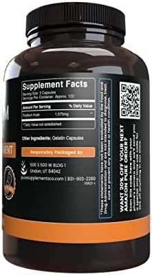 Pure Original Ingredients, Psyllium Husk, 365 Capsules
