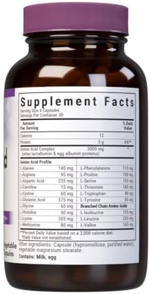 Amino Acid 750 mg 120 veg Capsules | Non-GMO, Gluten-Free