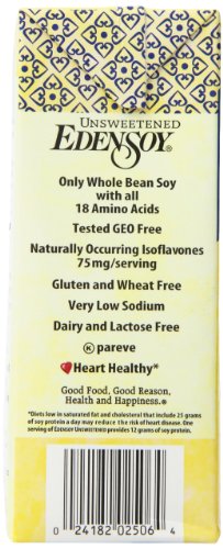 Eden Organic Soymilk, Unsweetened, 32 Ounce