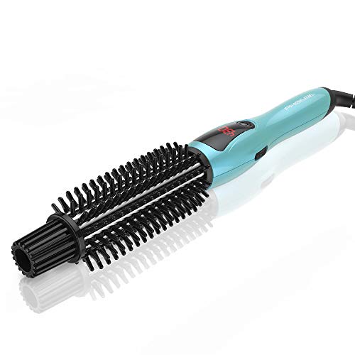 PHOEBE Curling Iron, Dual Voltage Travel 1 Inch Ceramic Tourmaline Ionic Hair Curler Hot Brush, Professional Anti-Scald Instant Heat Up Curling Wands