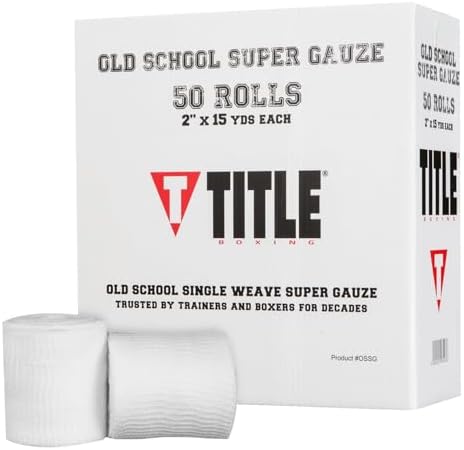 Title Boxing Old School Super Gauze 50 Rolls of Boxing Gauze