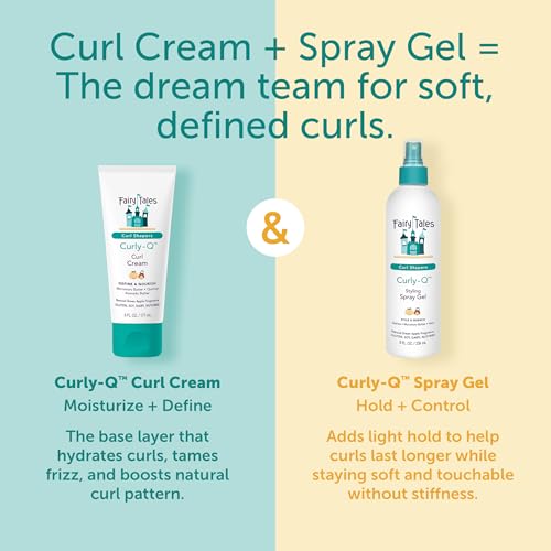 Fairy Tales Curly Q Kids Styling Spray Gel, 8oz
