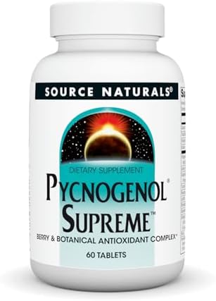 Source Naturals, Pycnogenol Supreme - 60 Tablets | Berry & Botanical Antioxidant Complex*